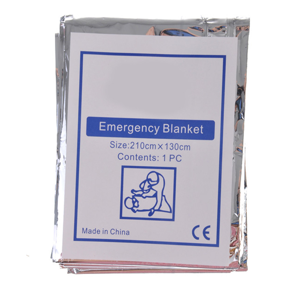 Survival Blanket Reflective - ผ้าห่มฉุกเฉินสำหรับเอาตัวรอด – กันน้ำ กันลม สะท้อนความร้อน ผ้าห่มฉุกเฉินสำหรับใช้กลางแจ้ง