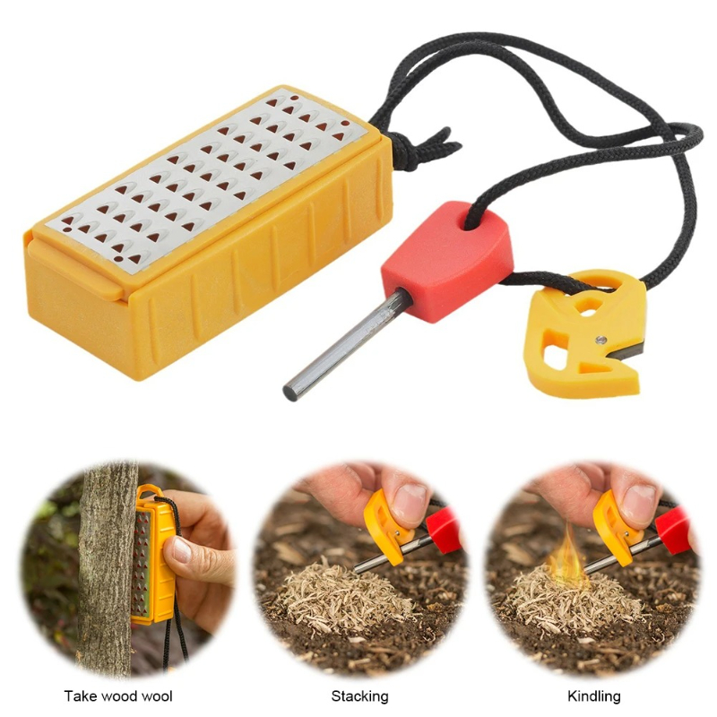 ที่จุดไฟฉุกเฉินแบบพกพาสำหรับกิ - Magnesium Fire Starter บทวิจารณ์และราคา