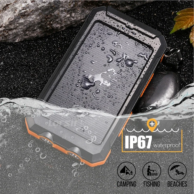 พาวเวอร์แบงค์พลังงานแสงอาทิตย์ - Solar Emergency Charger บทวิจารณ์และราคา