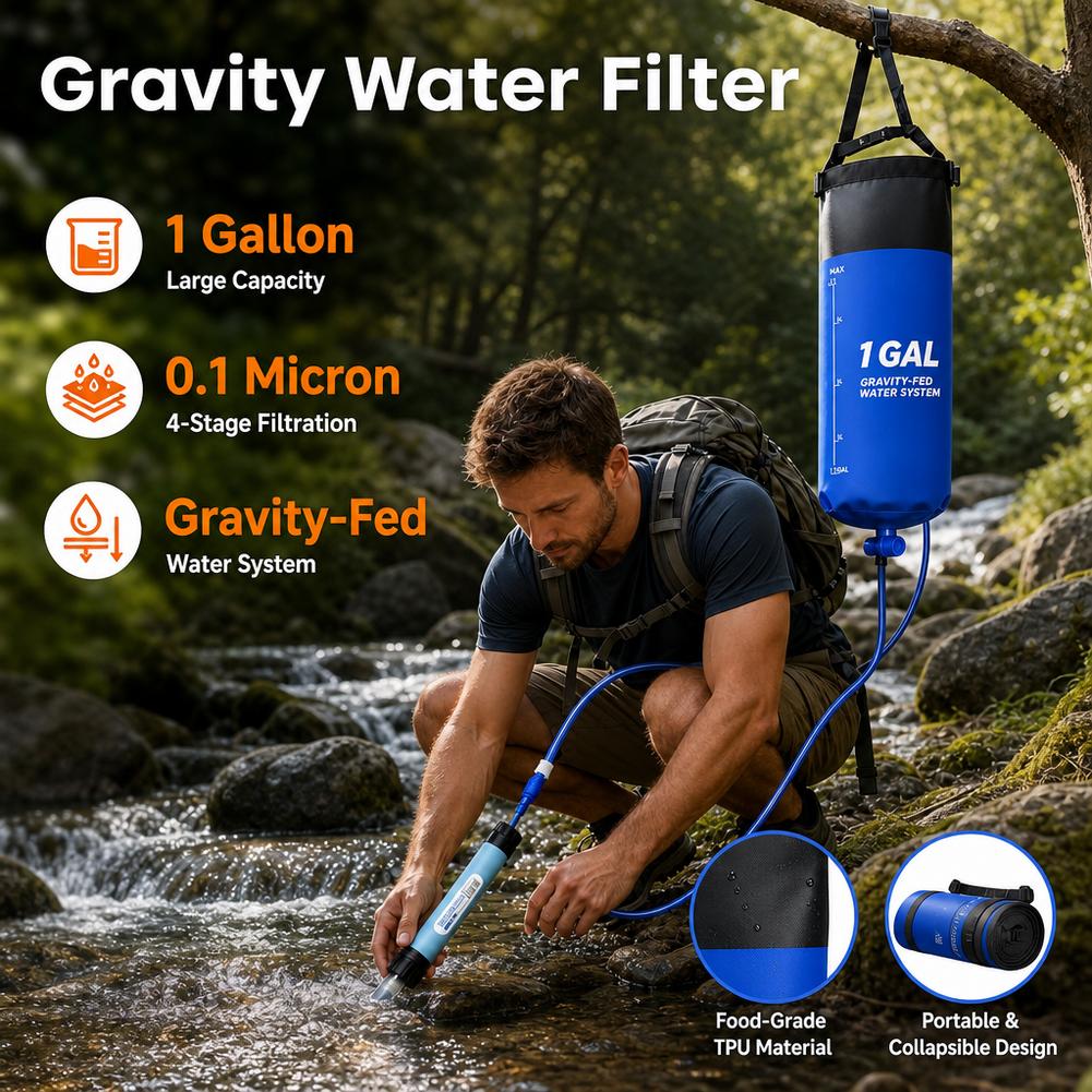 ชุดกรองน้ำแบบถุงกรองแรงโน้มถ่ว - Bivy Bag Emergency บทวิจารณ์และราคา