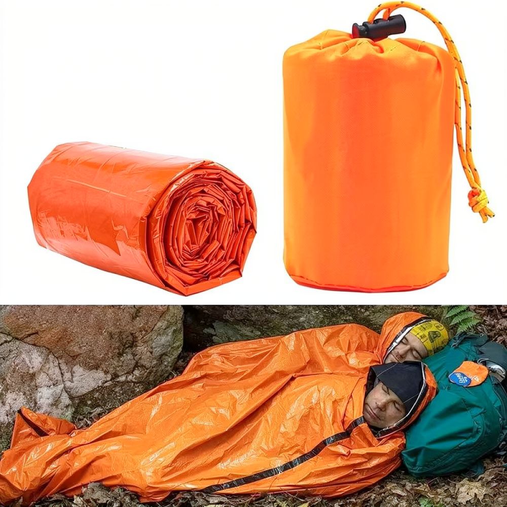 ถุงนอนฉุกเฉินแบบพกพา ให้ความอบ - Survival Blanket Reflective บทวิจารณ์และราคา